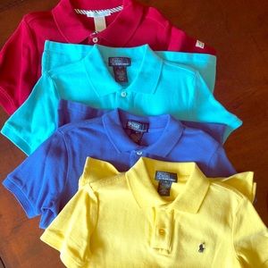 Boys size 6 polo shirts